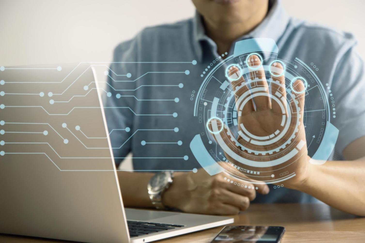 3D model mesh displayed on screen during preparation review